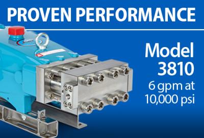 Photo of New 10,000 PSI Plunger Pump